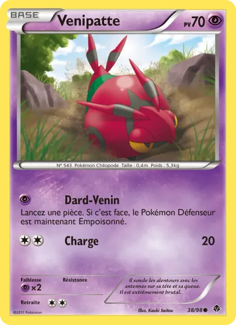 Venipede [Poison Sting | Tackle]