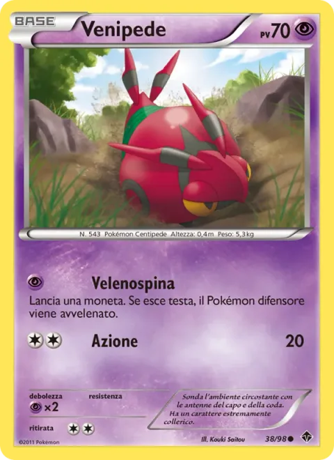 Venipede [Poison Sting | Tackle]
