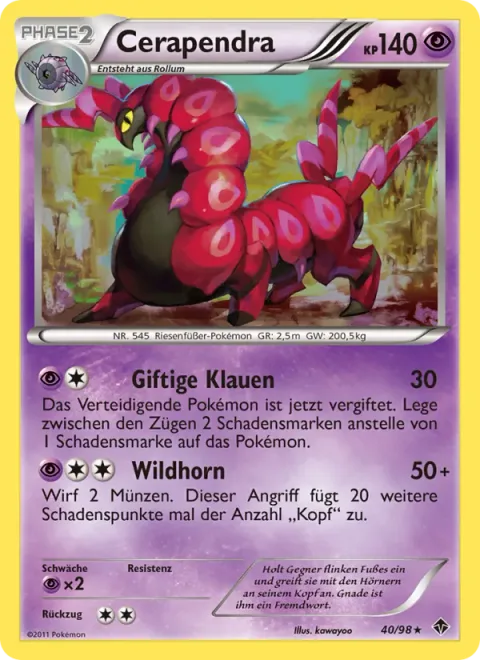Scolipede [Toxic Claws | Wild Horn]
