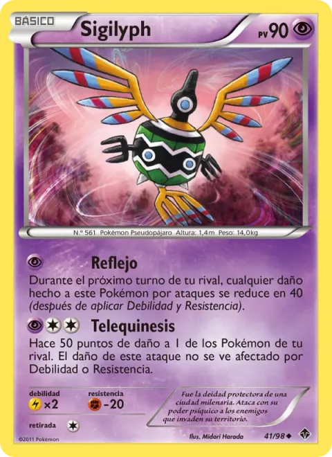 Sigilyph [Reflect | Telekinesis]