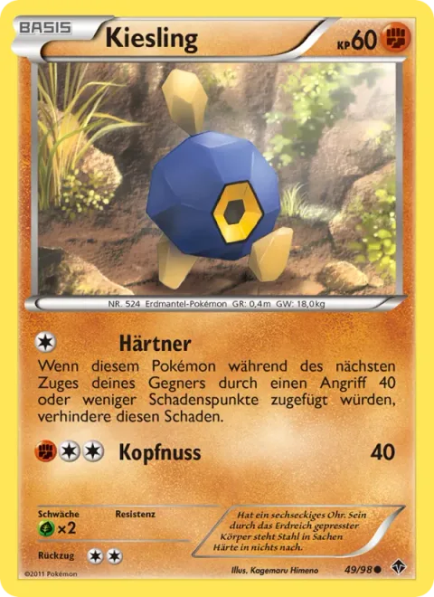 Roggenrola [Harden | Headbutt]