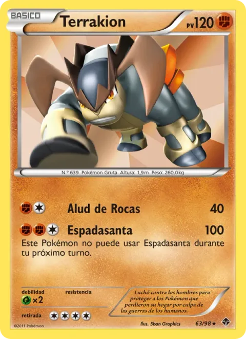 Terrakion [Boulder Crush | Sacred Sword]