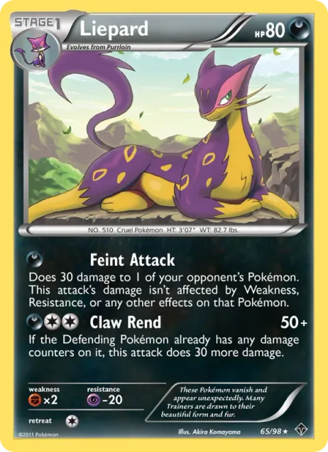 Liepard [Feint Attack | Claw Rend]