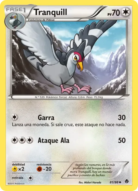 Tranquill [Claw | Wing Attack]