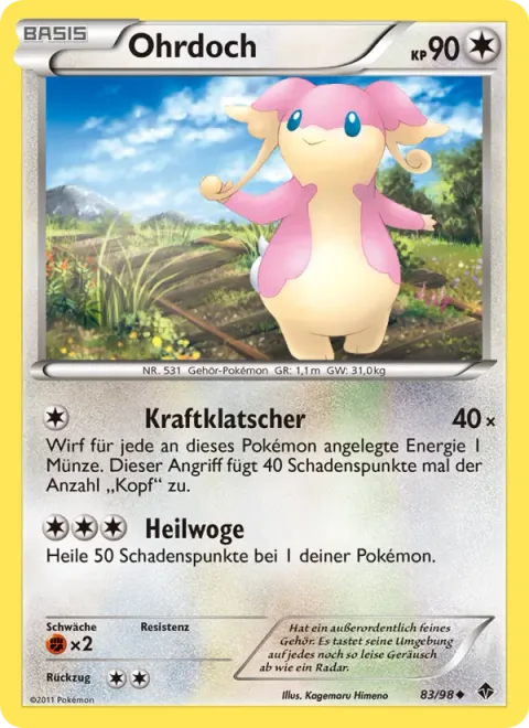 Audino [Powerful Slap | Heal Pulse]