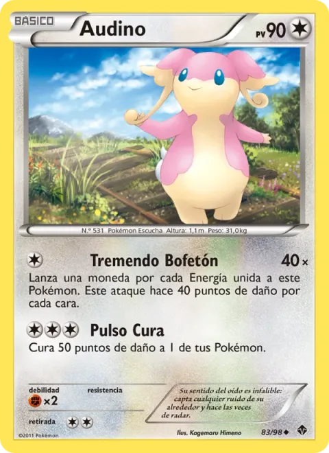 Audino [Powerful Slap | Heal Pulse]