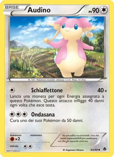 Audino [Powerful Slap | Heal Pulse]