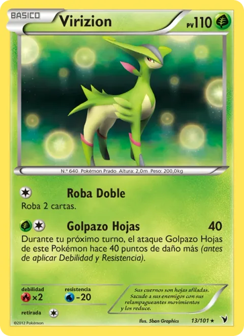 Virizion [Double Draw | Leaf Wallop]