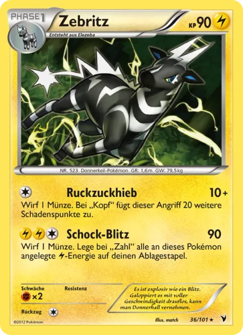 Zebstrika [Quick Attack | Shock Bolt]