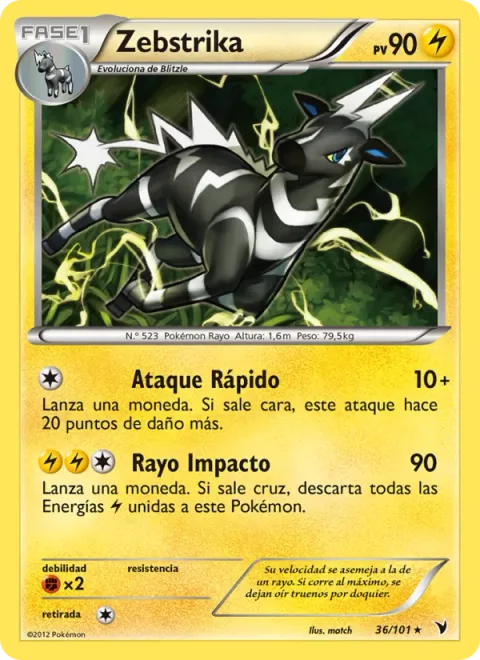 Zebstrika [Quick Attack | Shock Bolt]