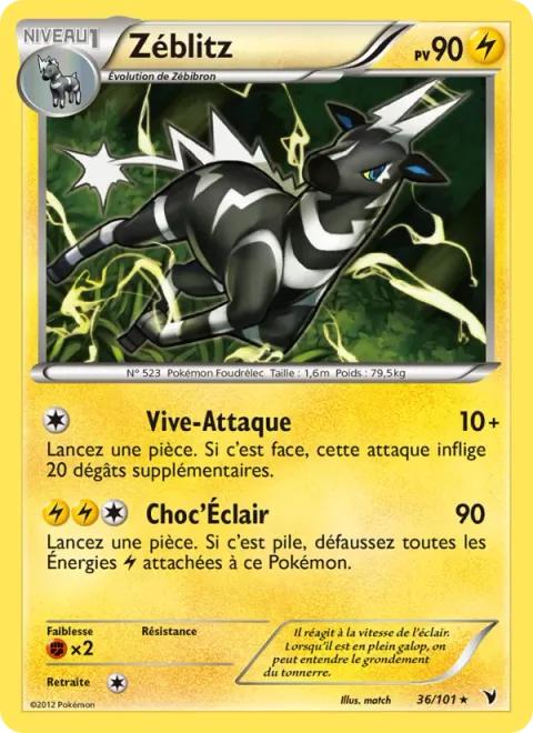 Zebstrika [Quick Attack | Shock Bolt]