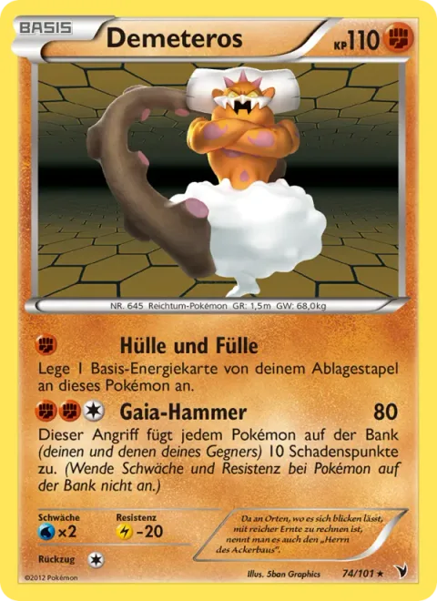 Landorus [Abundant Harvest | Gaia Hammer]