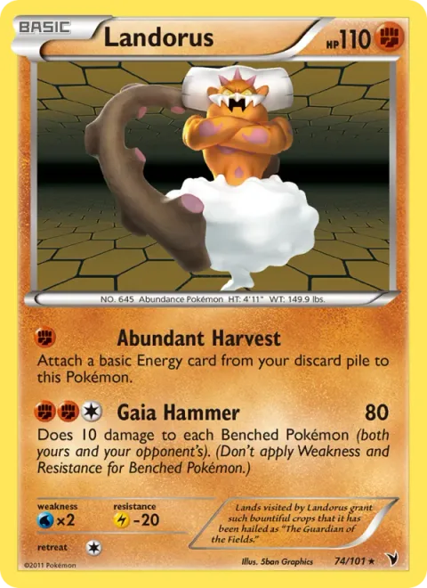 Landorus [Abundant Harvest | Gaia Hammer]