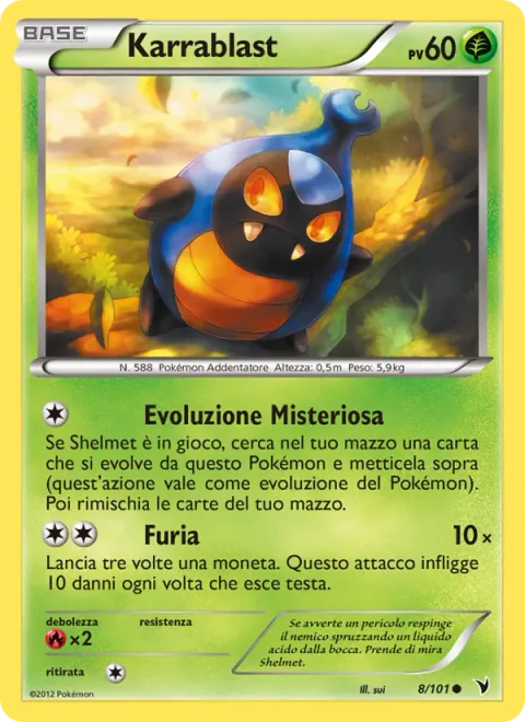 Karrablast [Mysterious Evolution | Fury Attack]