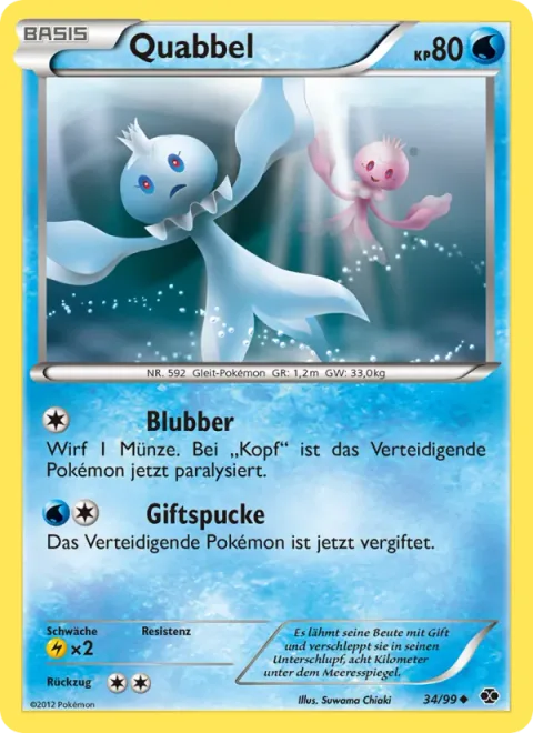 Frillish [Bubble | Spit Poison]