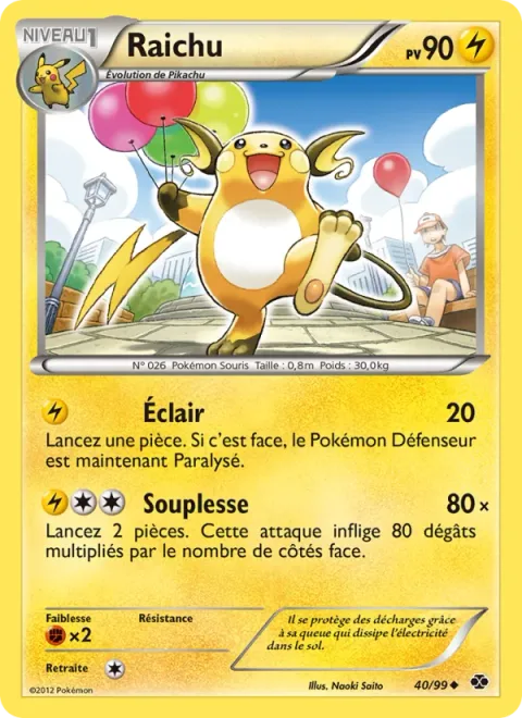 Raichu [Thundershock | Slam]