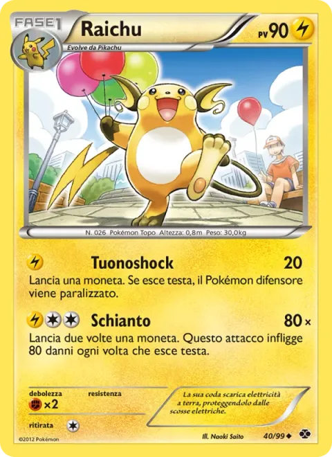 Raichu [Thundershock | Slam]