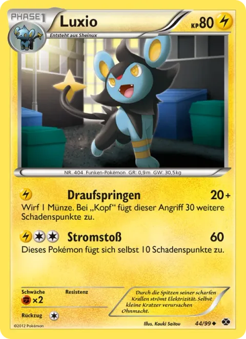 Luxio [Jump On | Wild Charge]
