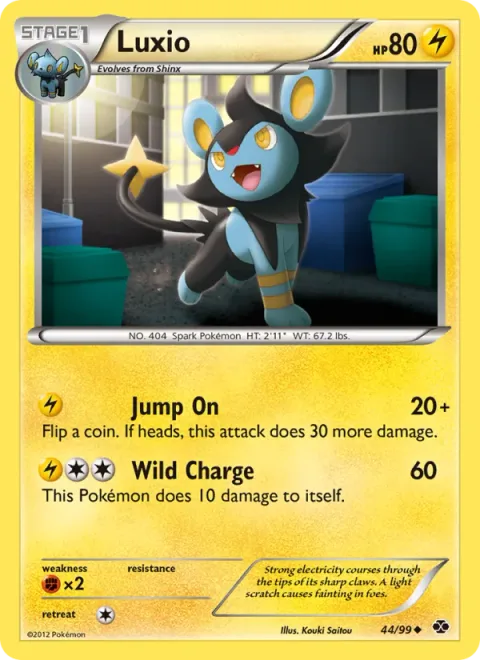 Luxio [Jump On | Wild Charge]