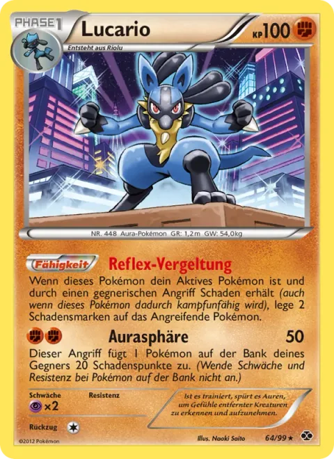 Lucario [Reflexive Retaliation | Aura Sphere]