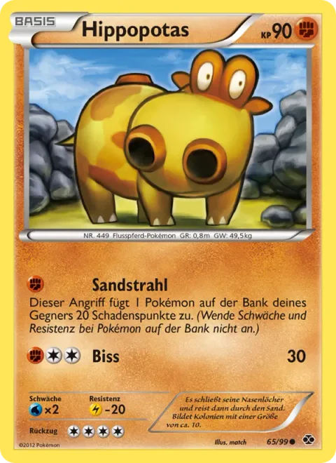 Hippopotas [Sand Jet | Bite]