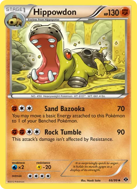 Hippowdon [Sand Bazooka | Rock Tumble]