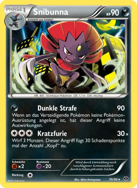 Weavile [Dark Penalty | Fury Swipes]