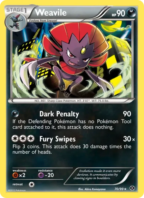 Weavile [Dark Penalty | Fury Swipes]