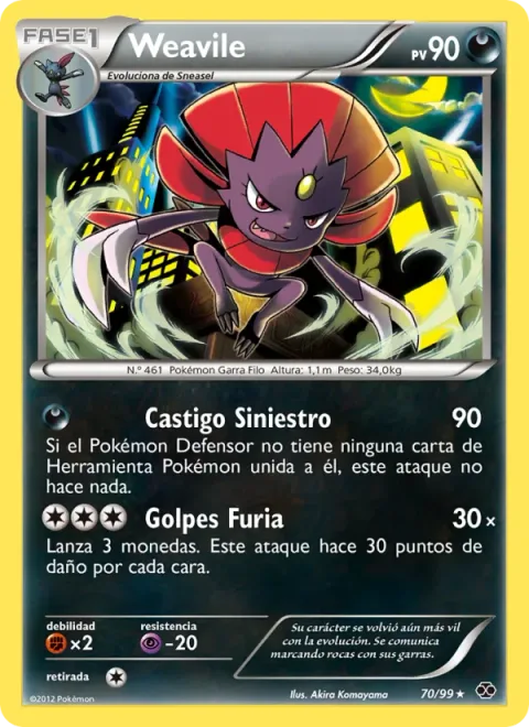 Weavile [Dark Penalty | Fury Swipes]