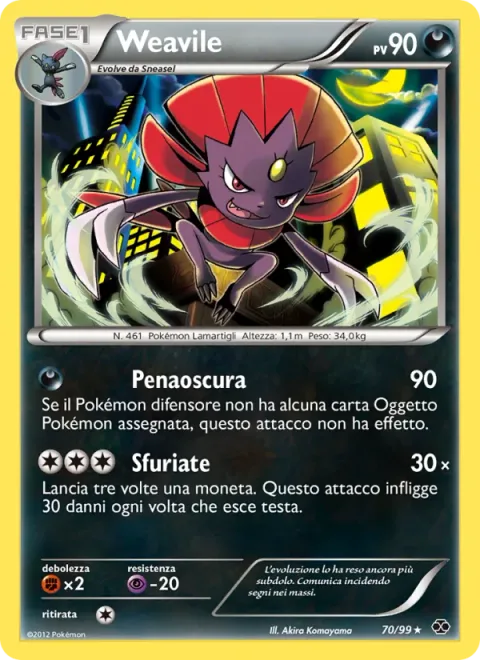 Weavile [Dark Penalty | Fury Swipes]