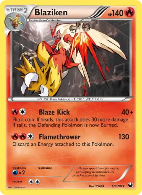 Blaziken [Blaze Kick | Flamethrower]