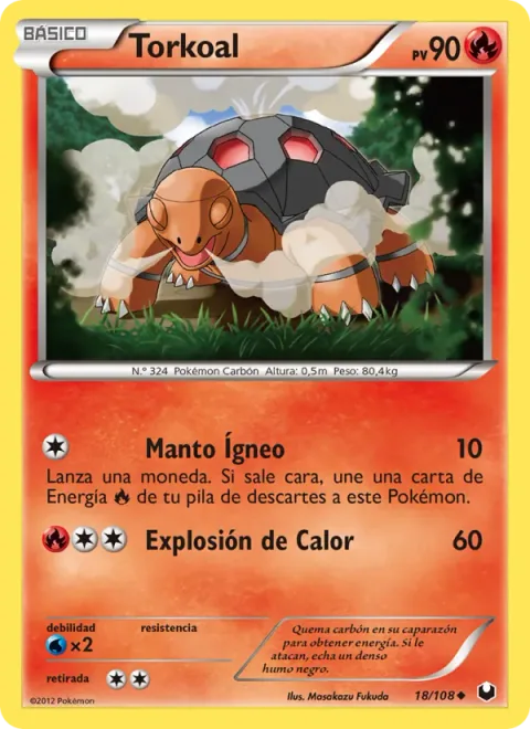 Torkoal [Flame Cloak | Heat Blast]