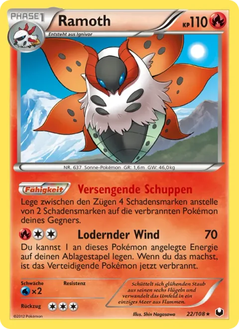 Volcarona [Scorching Scales | Burning Wind]