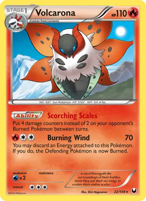Volcarona [Scorching Scales | Burning Wind]