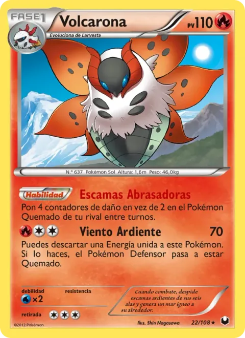 Volcarona [Scorching Scales | Burning Wind]