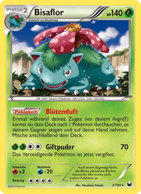 Venusaur [Floral Scent | Poison Powder]