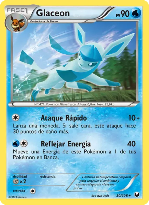 Glaceon [Quick Attack | Reflect Energy]