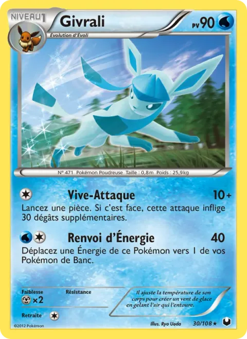 Glaceon [Quick Attack | Reflect Energy]