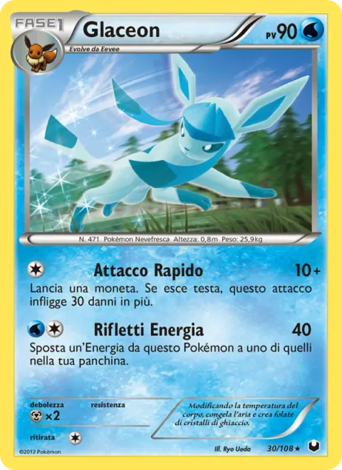 Glaceon [Quick Attack | Reflect Energy]