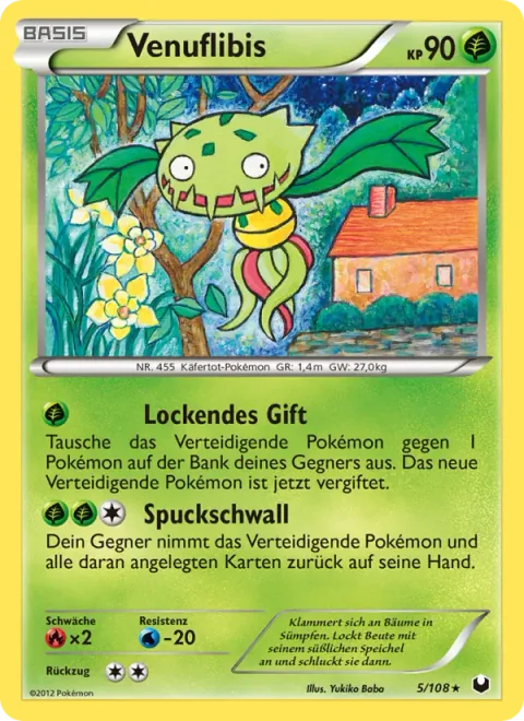 Carnivine [Lure Poison | Spit Squall]