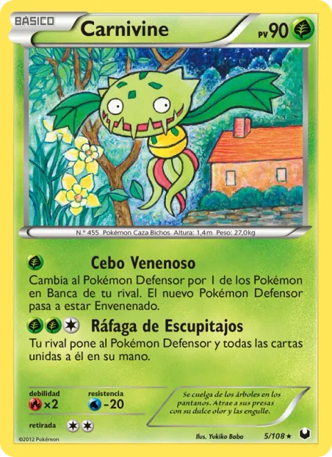 Carnivine [Lure Poison | Spit Squall]