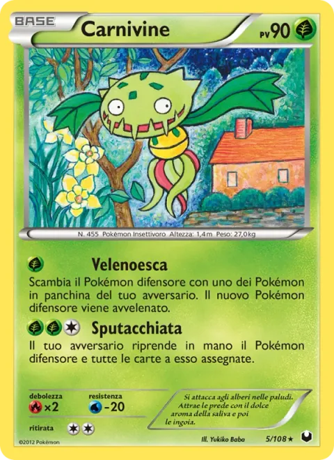 Carnivine [Lure Poison | Spit Squall]