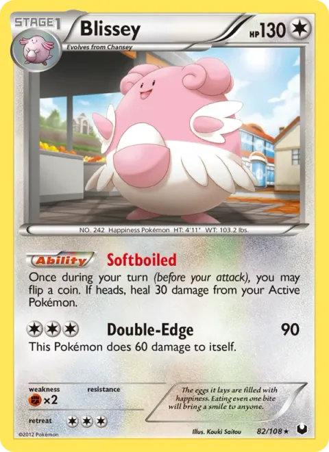 Blissey [Softboiled | Double-Edge]