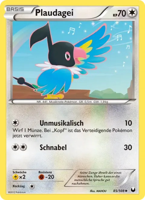 Chatot [Tone-Deaf | Peck]