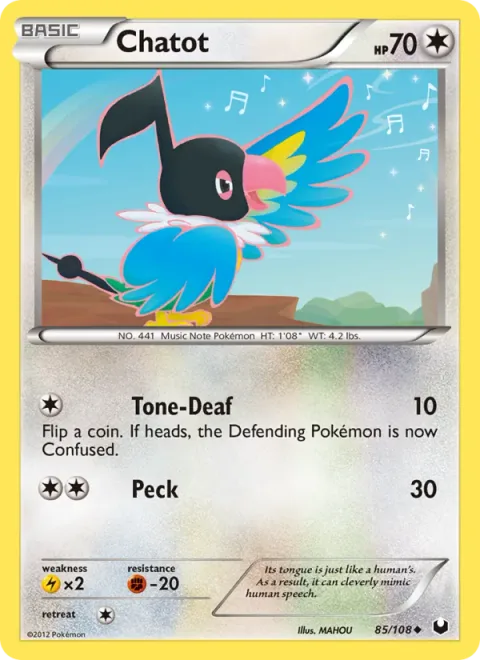 Chatot [Tone-Deaf | Peck]