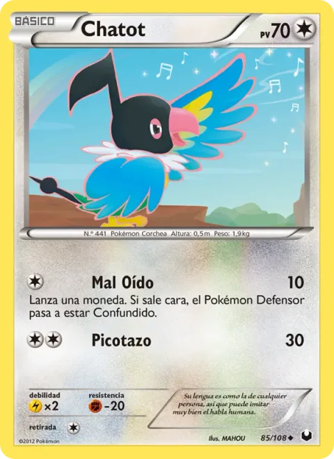 Chatot [Tone-Deaf | Peck]