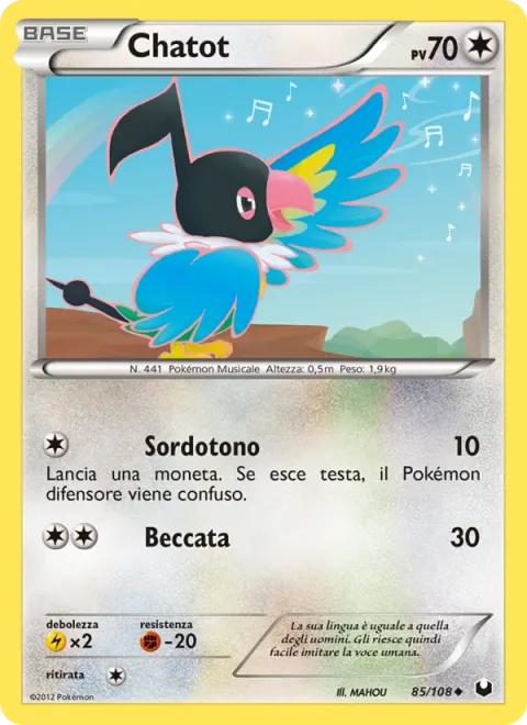 Chatot [Tone-Deaf | Peck]