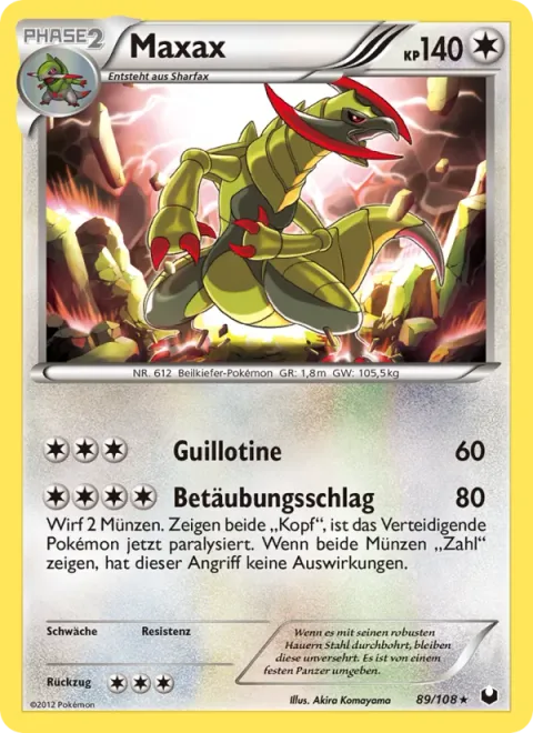 Haxorus [Guillotine | Stunning Uppercut]