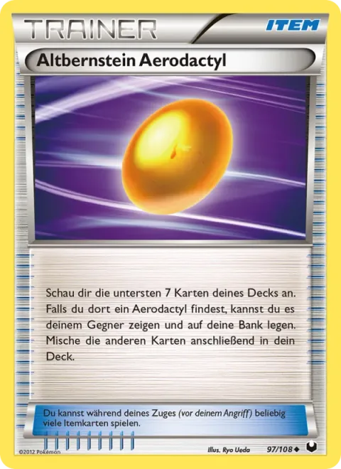 Old Amber Aerodactyl