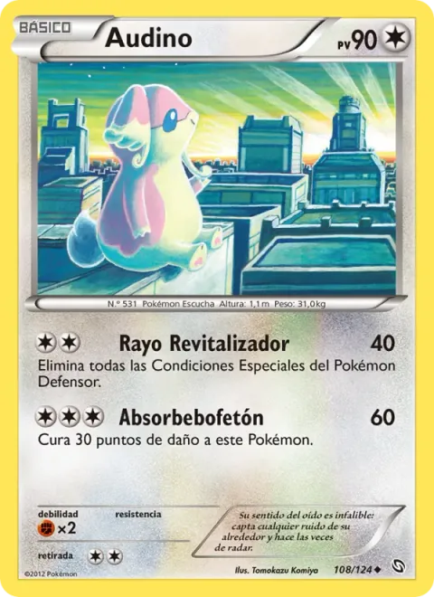 Audino [Wake-up Beam | Drain Slap]